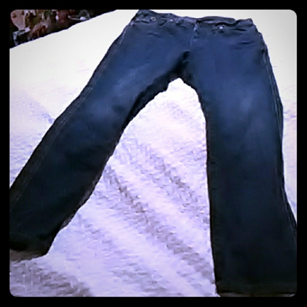 Divided blue jean